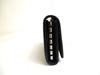 Autentické GUCCI GG černé plátno a kůže 6 Pics Key Chain #a438 Refurbished