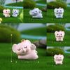 Decorative Cartoon Elephant Micro Landscape Resin Ornaments Handicrafts Desktop
