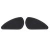 2Pcs Anti Slip Traction Pad Gas Fuel Tank Stickers Protector for Retro Motorcycle (Black)