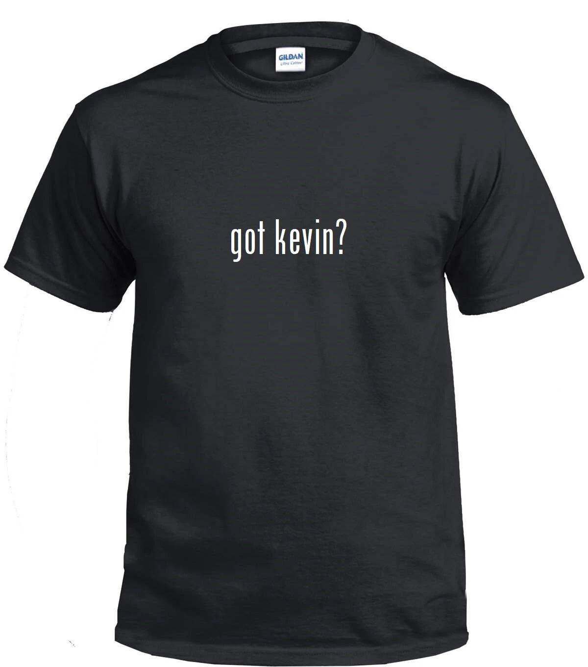 

got kevin  Funny Man Name Gift Birthday Joke Present Black White Tee Shirt L