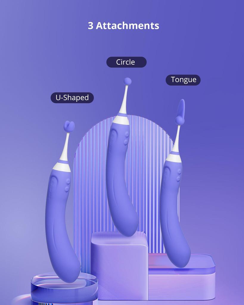 LOVENSE Hyphy High Speed Vibrator for and Smartphone Remote Music Distance Solo Collaborative Japanese App Year Nipples, G-Spot, Clitoris, Control,
