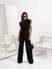 Summer Fashion Solid Color Irregular Short Sleeve Set