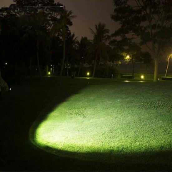 Aluminum Alloy Super Bright USB Rechargeable LED UV Light Flashlight Torch Lamp
