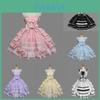 Love Angel Cosplay Costume Chiffon Dress Lolita Gothic Princess Maid Outfit