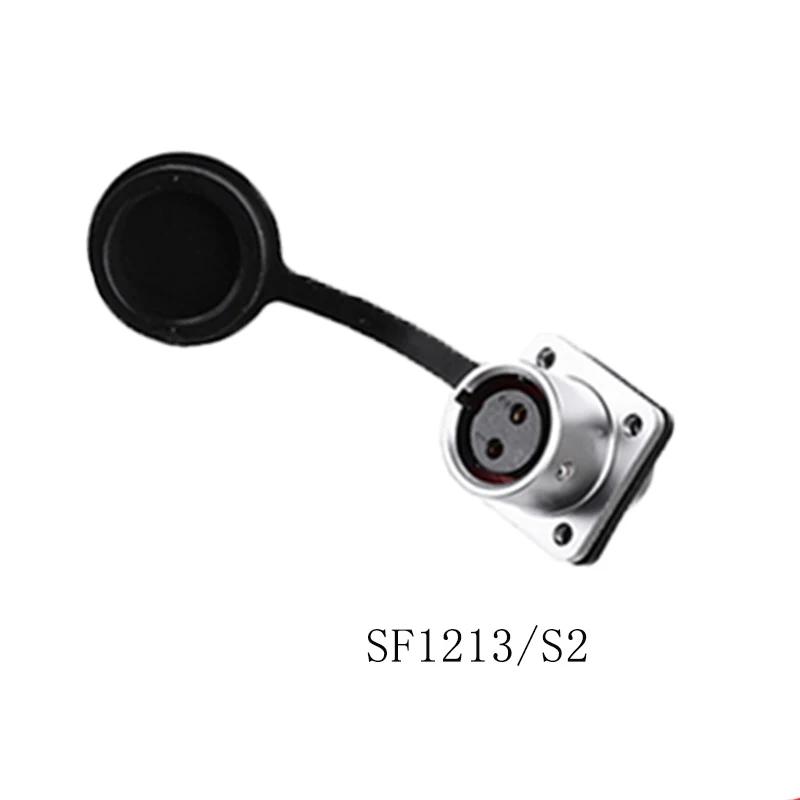 WEIPU SF12 Waterproof M12 2 3 4 5 6 7 9 Pin Wire Cable Aviation Connector Docking Back Nut Male Plug Female Socket Panel Mount