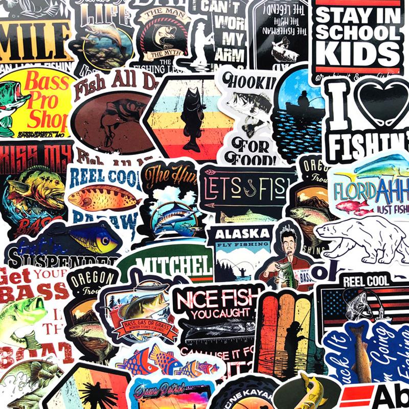 

50 шт., наклейки для рыбалки, такие же милые наклейки, Vtuber, наклейки для багажа, наклейки для кружки, наклейки для украшения ноутбука