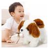 Cute Electric Stuffed Dog Toy with Sound and Squeak, a Great Gift for Kids, Birthdays, Halloween, Christmas, and New Years (Rabbit)