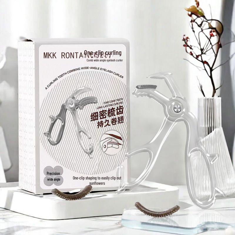 

MKK RONTA Wide-Tooth Eyelash Curler for Natural Long-Lasting Curl