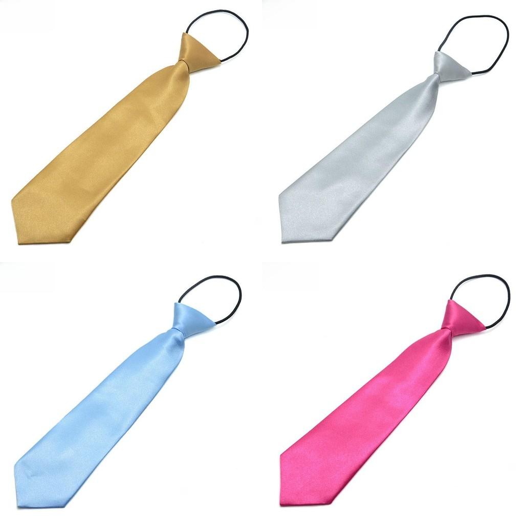 Krawat Casualowy dla Małych Dzieci Unisex Wykonany z Poliestrowego Jedwabiu na Prezent i na Występ