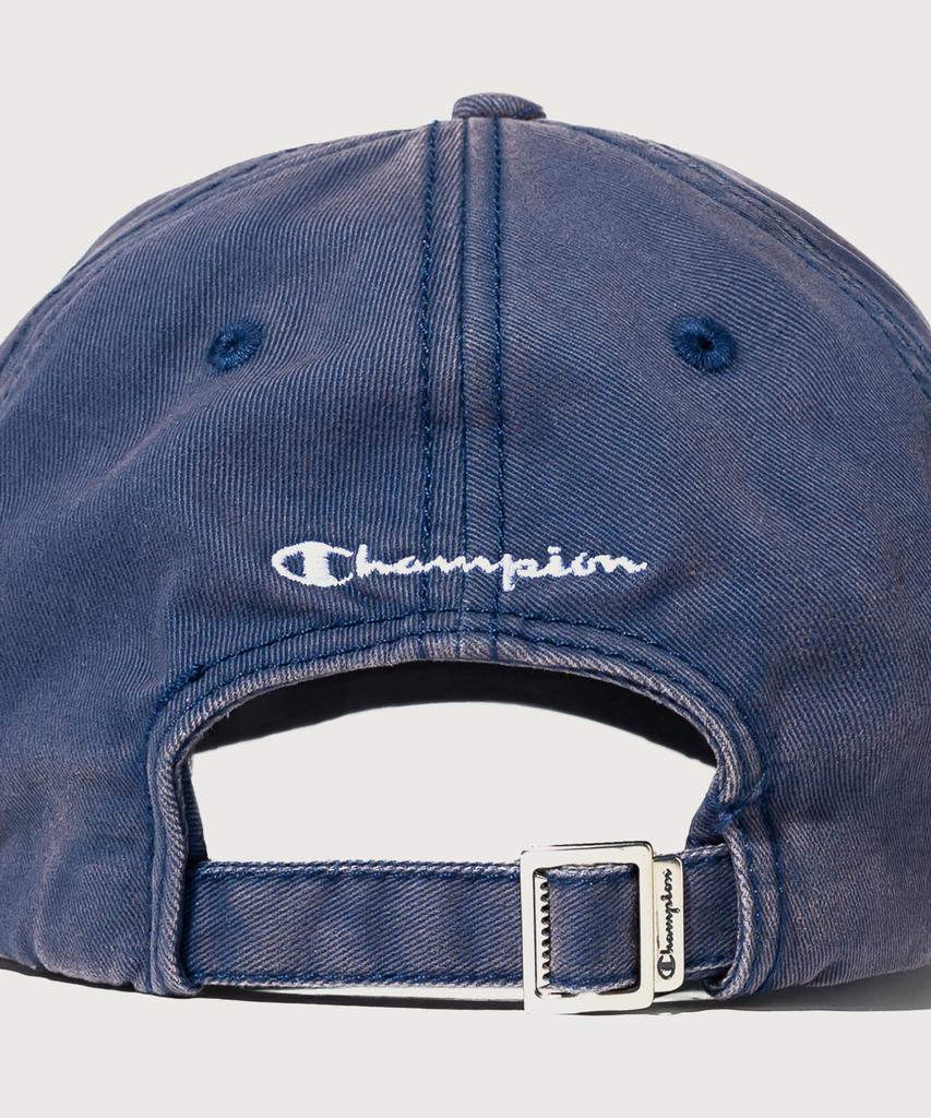 CHAMPION Big C Logo Washed Ball Cap Navy