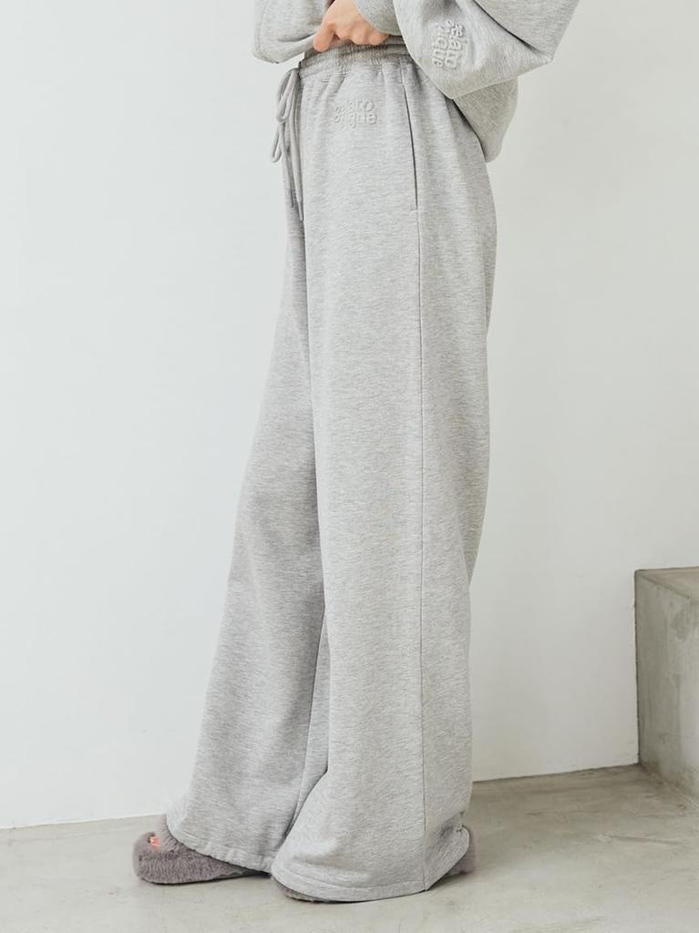 long pants PWCP255306GRYF Fleece-lined