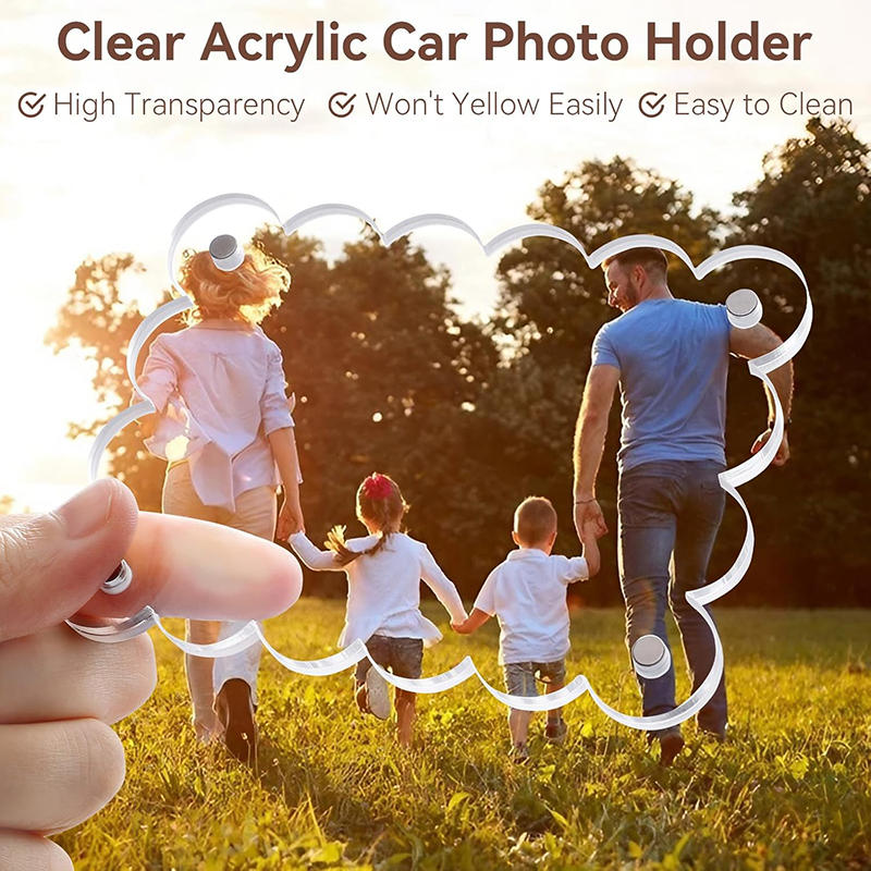 1/2/4/6/10 Stück Auto-Bildhalter für Sonnenblende Magnetischer Auto-Sonnenblenden-Foto-Clip Vertikale Foto-Anzeige Klarer Auto-Bildrahmen