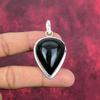 Obsidianöga 925 Massivt Sterling Silver Hänge, Handgjort Ädelstenshänge Smycken, Gåvor Till Hustru Helt Nytt Hänge