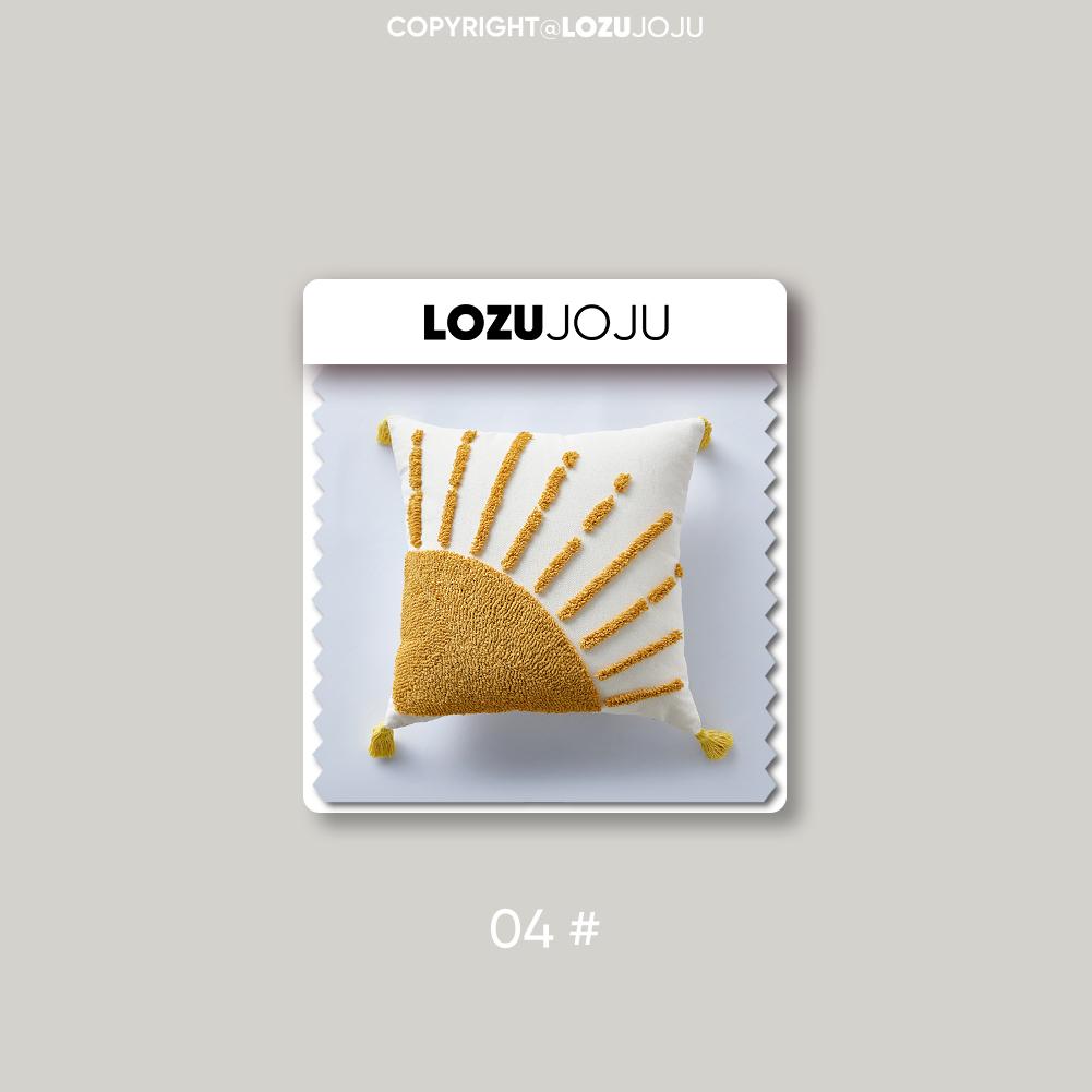 

1 шт. LOZUJOJU Красочная стеганая трехмерная вышитая наволочка Мягкая наволочка для дивана, гостиной, спальни, домашнего декора W45cm x L45cm