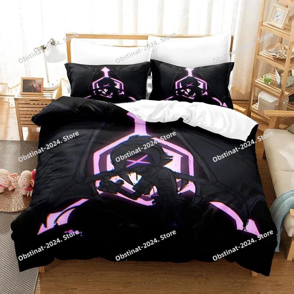 Fashion 3D Printing  Anime Murder Drones Bedding Set Cartoon Three-piece Set Adult Kid Bedroom Duvet Cover Sets  Home Textiles
