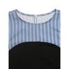 Women's Fashion Casual Spring Autumn Stripe Print Long Sleeve Blouses  Shirts