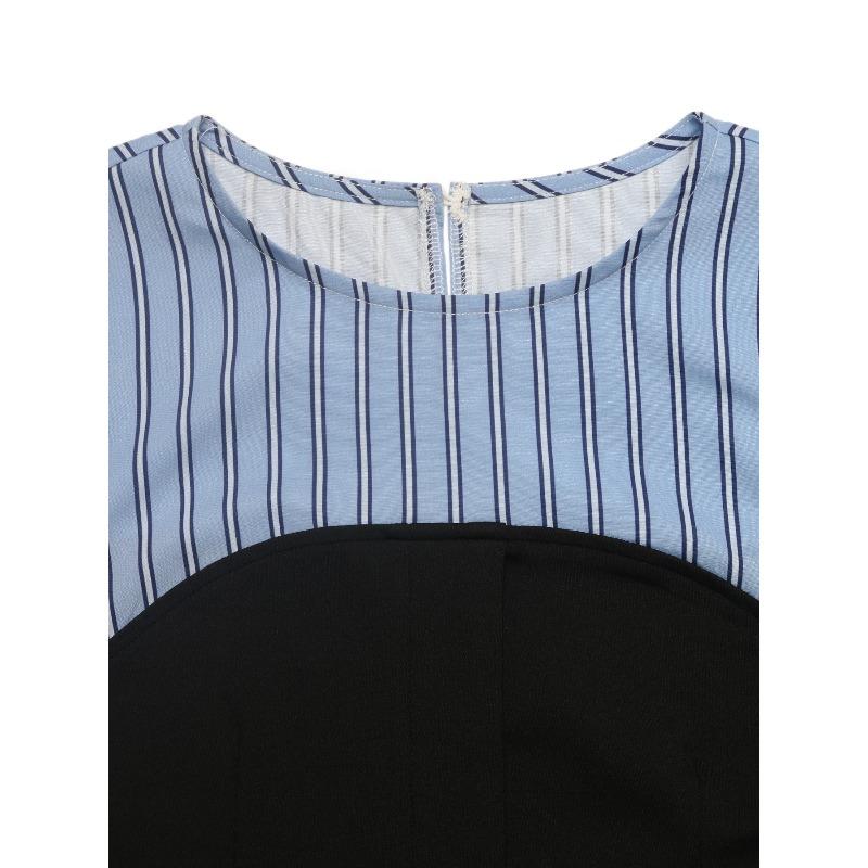 Women's Fashion Casual Spring Autumn Stripe Print Long Sleeve Blouses Shirts