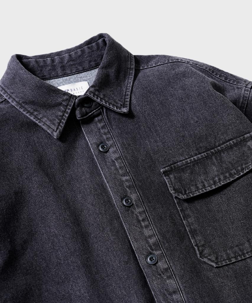 Fp142 3P Washed Denim Jacket Black Sjls1521