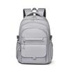 New Solid Color Middle School Student Schoolbag Simple Large-capacity Travel Backpack Women's Leisure Outdoor Travel Backpack