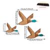3pcs Duck Ornaments Collection Wooden Flying Ducks Wall Art For Farmhouse Decor Duck Ornament Dad