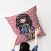 Cute Girls SSantoro Gorjuss Cushion Cover Car Throw Pillow Case For Sofa Car Christmas Gift 40x40cm 45x45cm