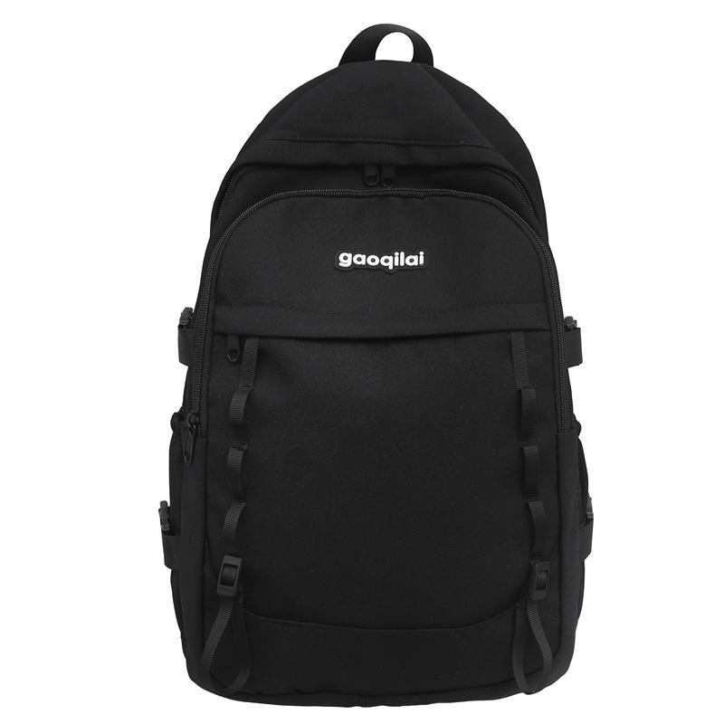 

Simple and Large-capacity High School Backpack with A Fashionable Korean Style In The Instagram Style for College Students
