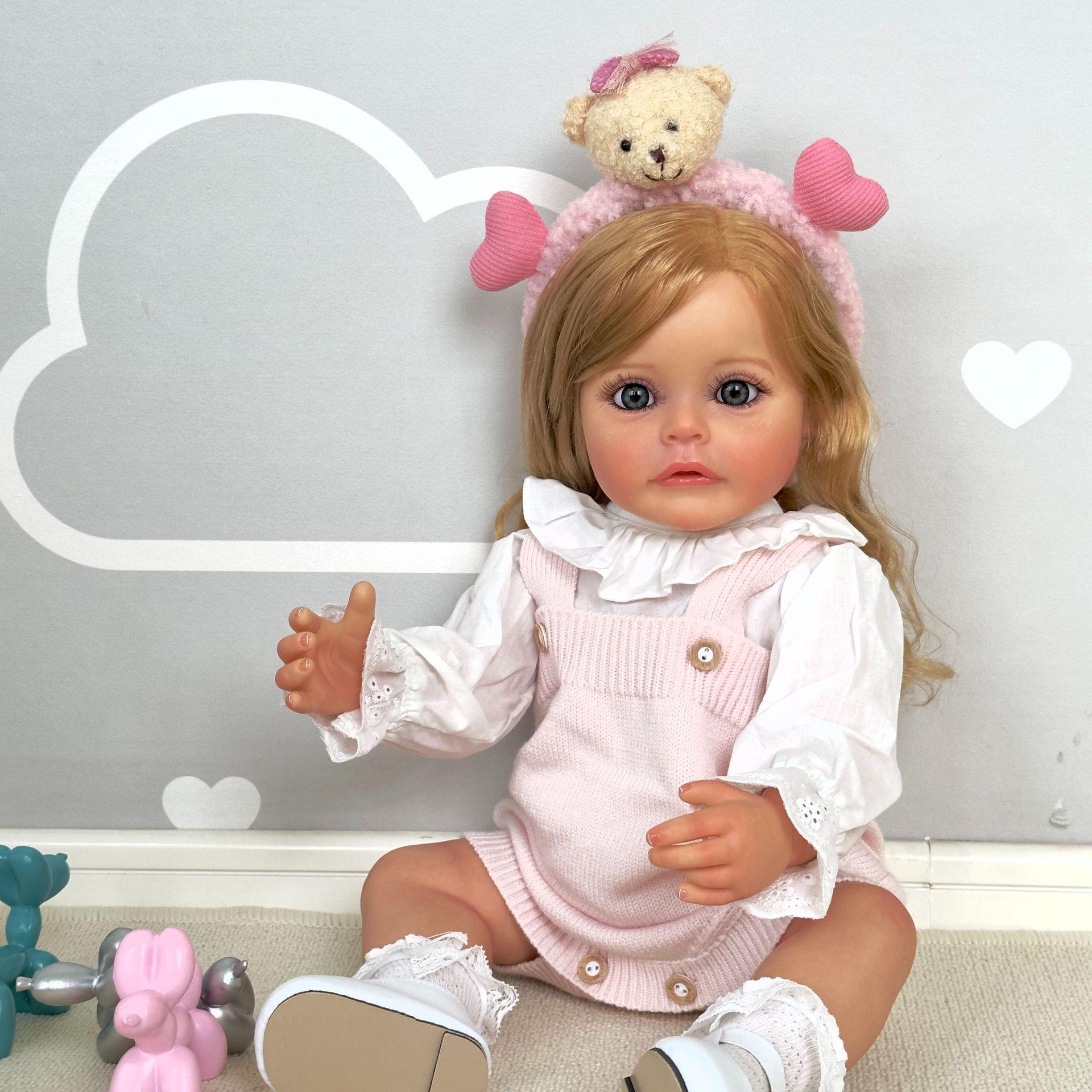 55cm Handmade Lifelike Reborn Baby Doll with Painted Veins 55 cm