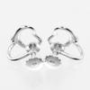 TIFFANY&Co. Open Heart Earring Silver925 2.5g Women Used