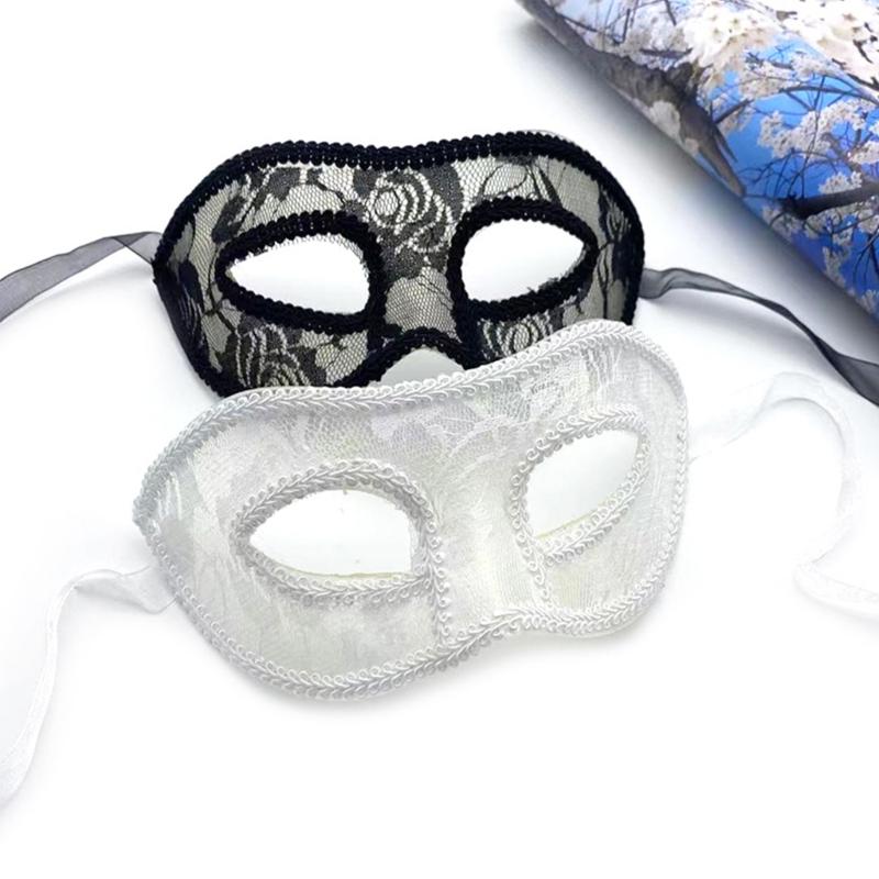 Maskenballmaske für Damen Mädchen Venezianische Maske Damen Halbgesichtsmaske Augenmaske Weihnachten Halloween Cosplay Spitze Maske