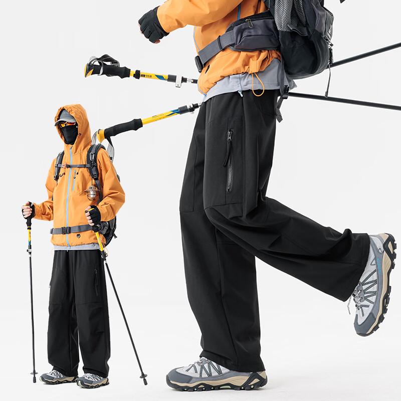 Wassup Sohot Men's Outdoor Softshell Straight-Leg Pants