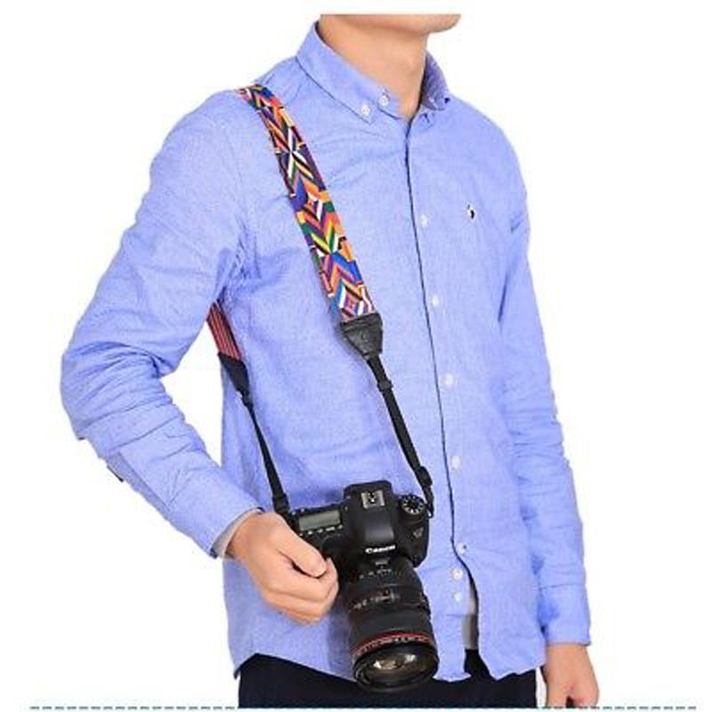 Vintage Ethnic Style Camera Shoulder Strap For Dslr Digital Cameras Fashion Photography Sling