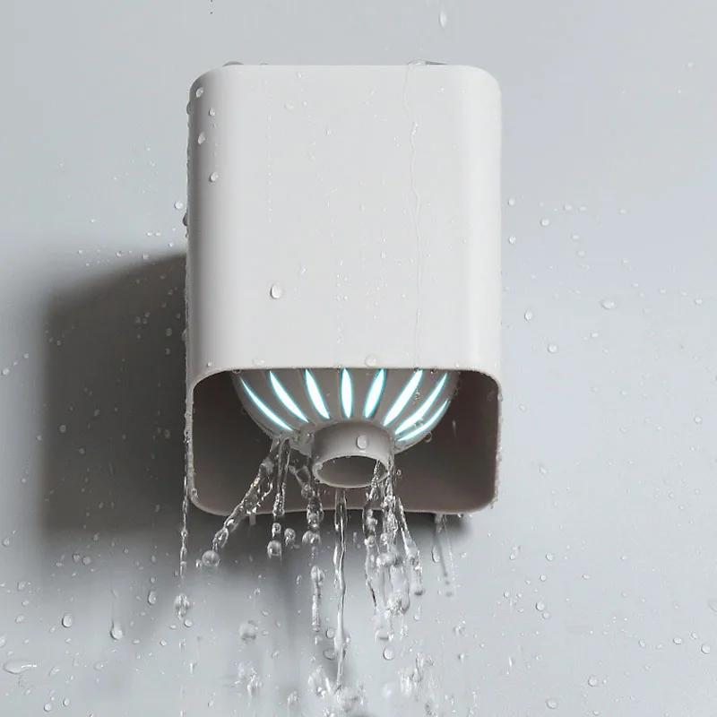 Borsten-Toilettenbürste, wandmontierter Toilettenbürsten-Trockenhalter mit langem Griff für die Aufbewahrung im Badezimmer, Badezimmer-Reinigungsbürste