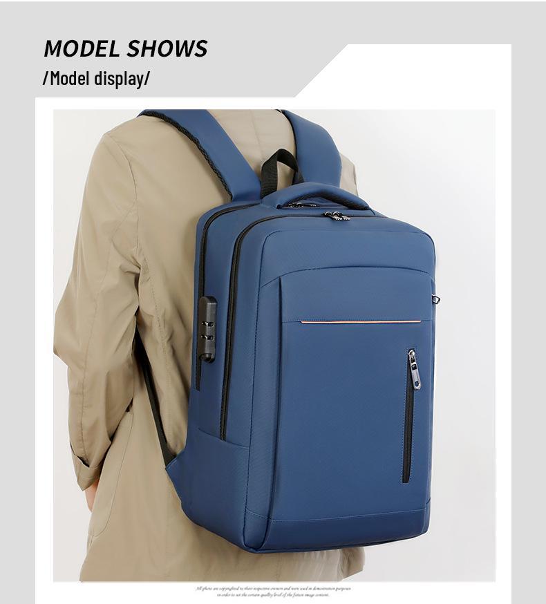 Premium Mehrschichtiger Business Pendler Rucksack mit USB-Ladeanschluss