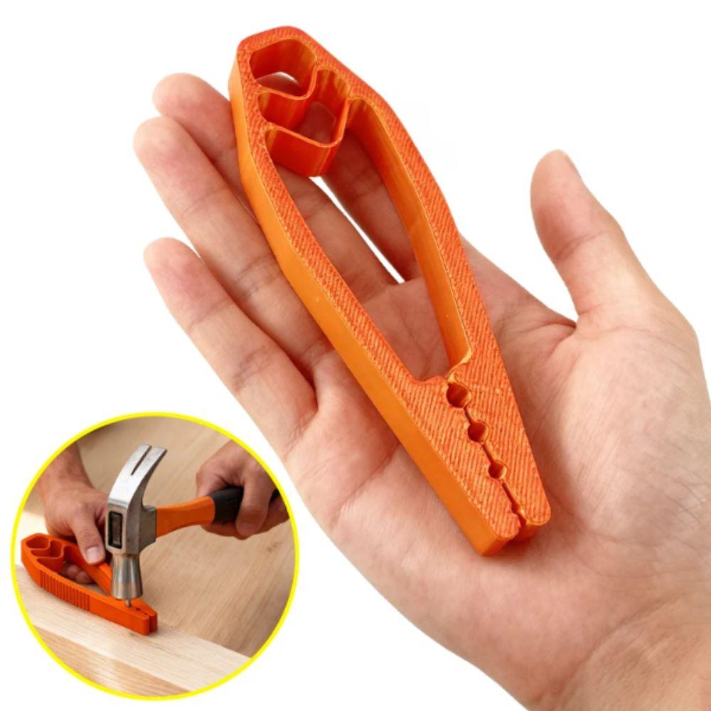 Durable Construction Anti-smashing Finger Tool Plastic Material Nail Fixer Tool  Construction Use
