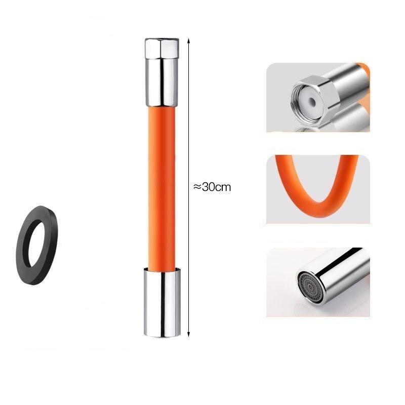 

20/30/50 см универсальный удлинитель для смесителя кухонный гибкий шланг для раковины, гибкий, с возможностью изгиба на 360°, силиконовая трубка для водопроводного крана