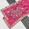 Beautiful Saree Is Elegantly Decorated Gives a Perfect Look To the Outfit.