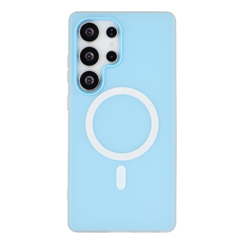 For Samsung Galaxy S24 Ultra Magnetic Case PC + TPU Frosted Phone Cover