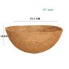 14inch 4 Pack Round Coco Liner for Hanging Basket,Flower Hanging Basket Coco Liners Replacement,Coco Fiber Replacement Liner