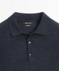 Masimodutti Polo Neck Wool Knit Sweater