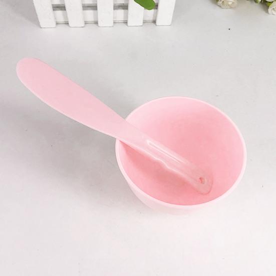 2Pcs Silicone Facial Mud Mixing Bowl with Sticks Women DIY Face Clay Stirring Bowl Professional Home Salon Beauty Skincare Mixing Tool Kit