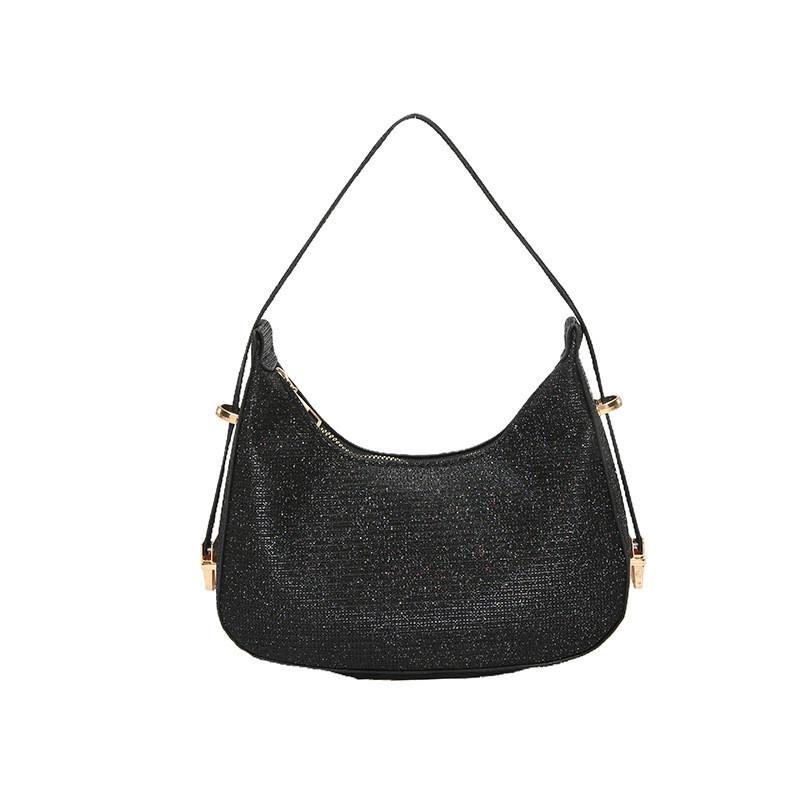 Stylish Crescent Shoulder Bag For Everyday Use Trendy Mid-soft Synthetic Leather