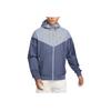 Nike Logo Print Comfortable Lightweight Casual Windbreaker Jacket Men Jackets Light-Blue 727325-492