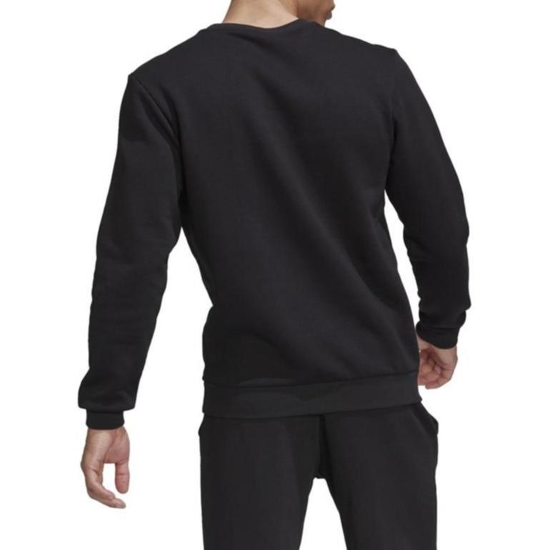 adidas Sweatshirts Men's Black Crew Neck Moderate Regular GK9074
