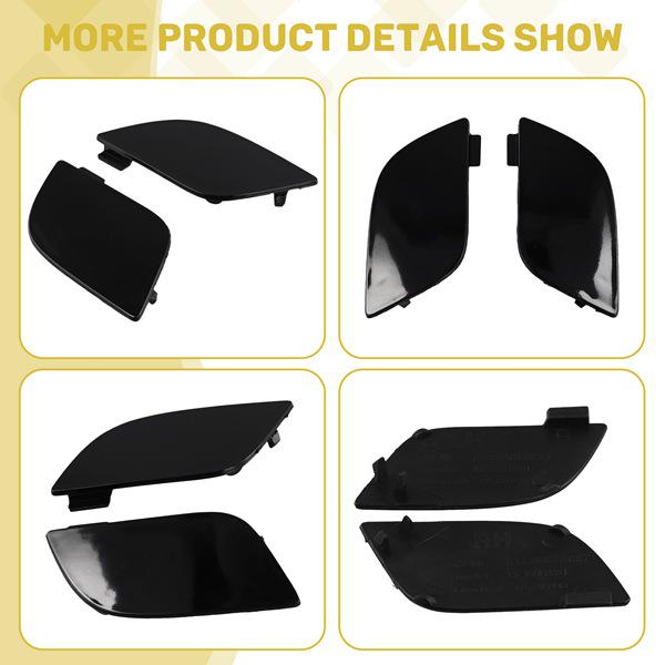 

1 Pair Plastic Front Tow Hook Cover for BMW X5 E70 LCI M - Color: As Shown None