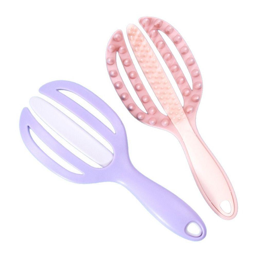 2 in  1 Massage Comb Plastic Hair Straightening Comb High Quality Hairdressing Comb  Wash Hair