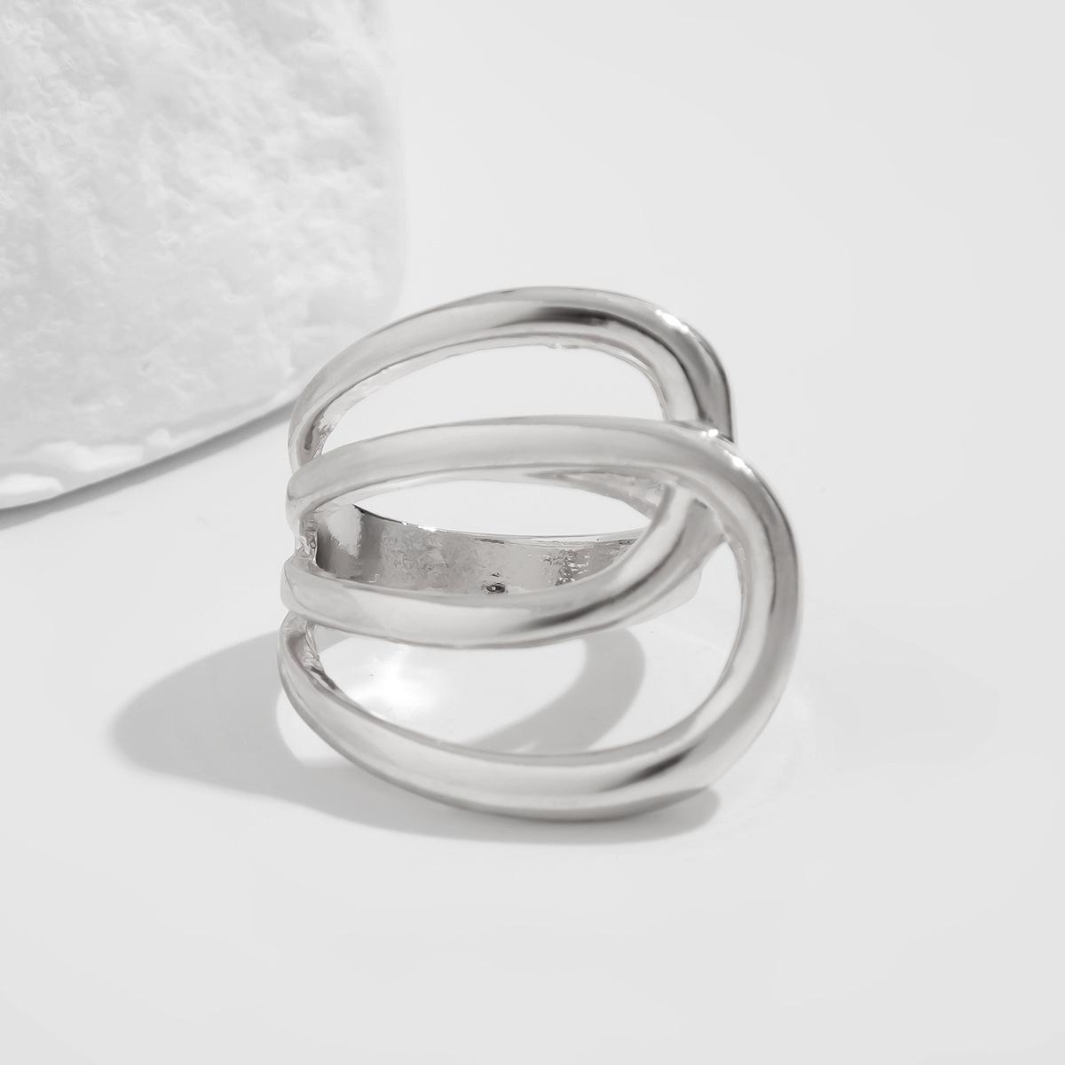 

Преувеличенный нерегулярный квадратный открытый набор браслетов - Европейский и американский стиль