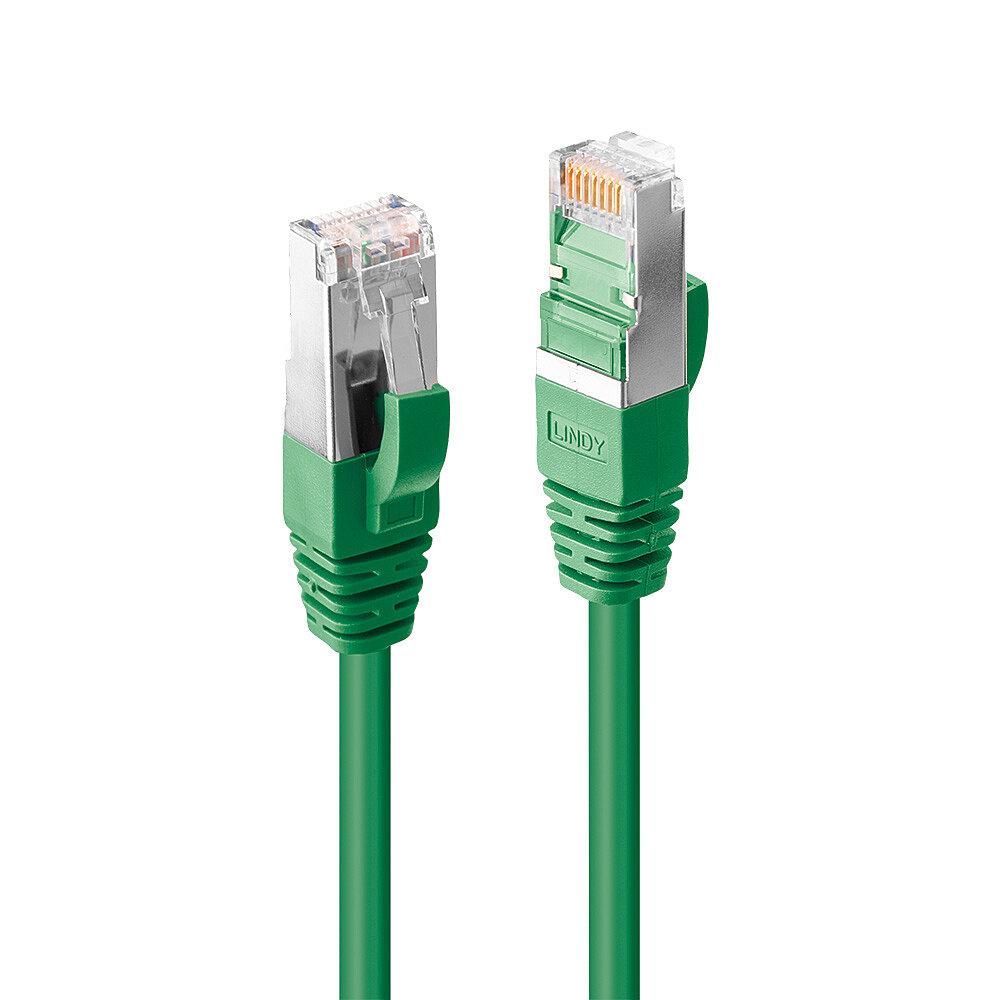 Lindy 47677 Kabel Sieciowy Zielony 1 M Cat6A S/Ftp (S-Stp)