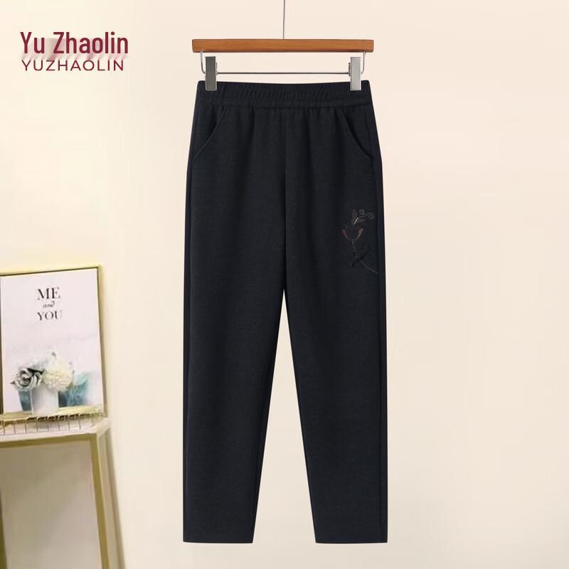

YUZHAOLIN Women s Straight-Leg Fleece-Lined Casual Pants 5XL