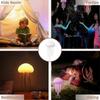 Voice-Controlled Jellyfish Night Light - 72 Colors Gradient Ambient Lamp with Floating Effect for Ho