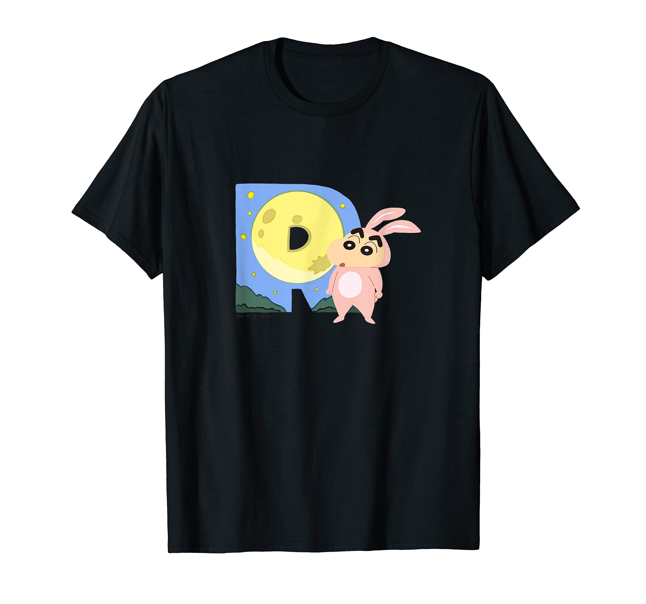 

Crayon STUDY A to Z Shin-chan FUN! FUN! “R” T-shirt чёрный